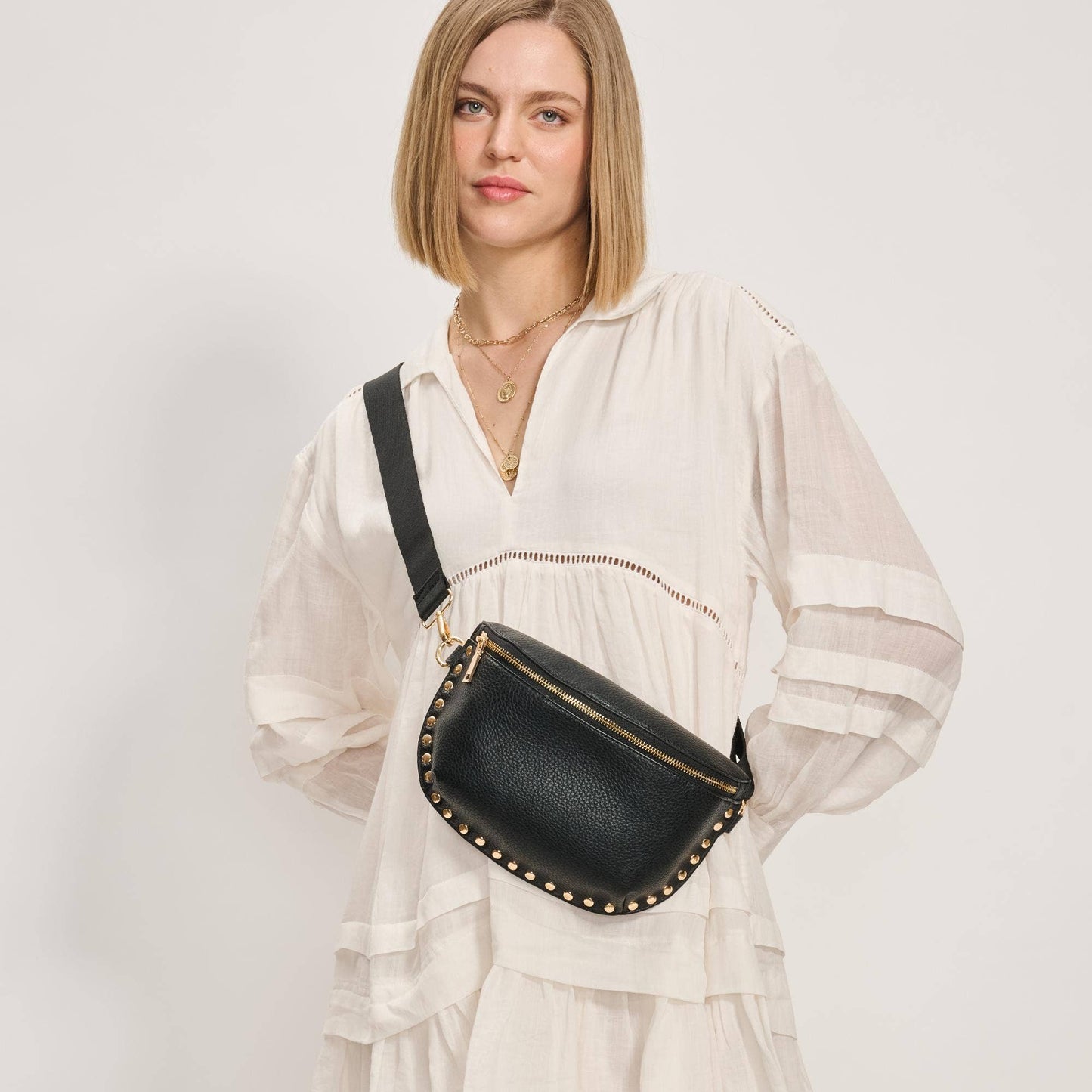 Gizelle Belt Bag: Stone