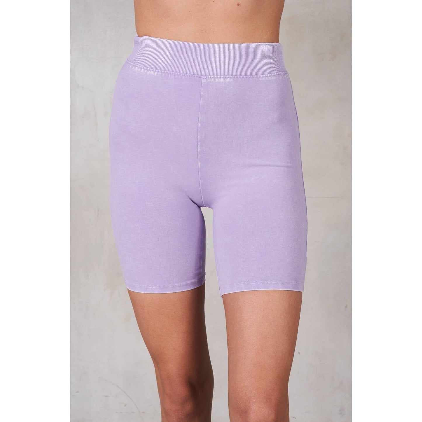 Mineral Washed Basic Bike Shorts