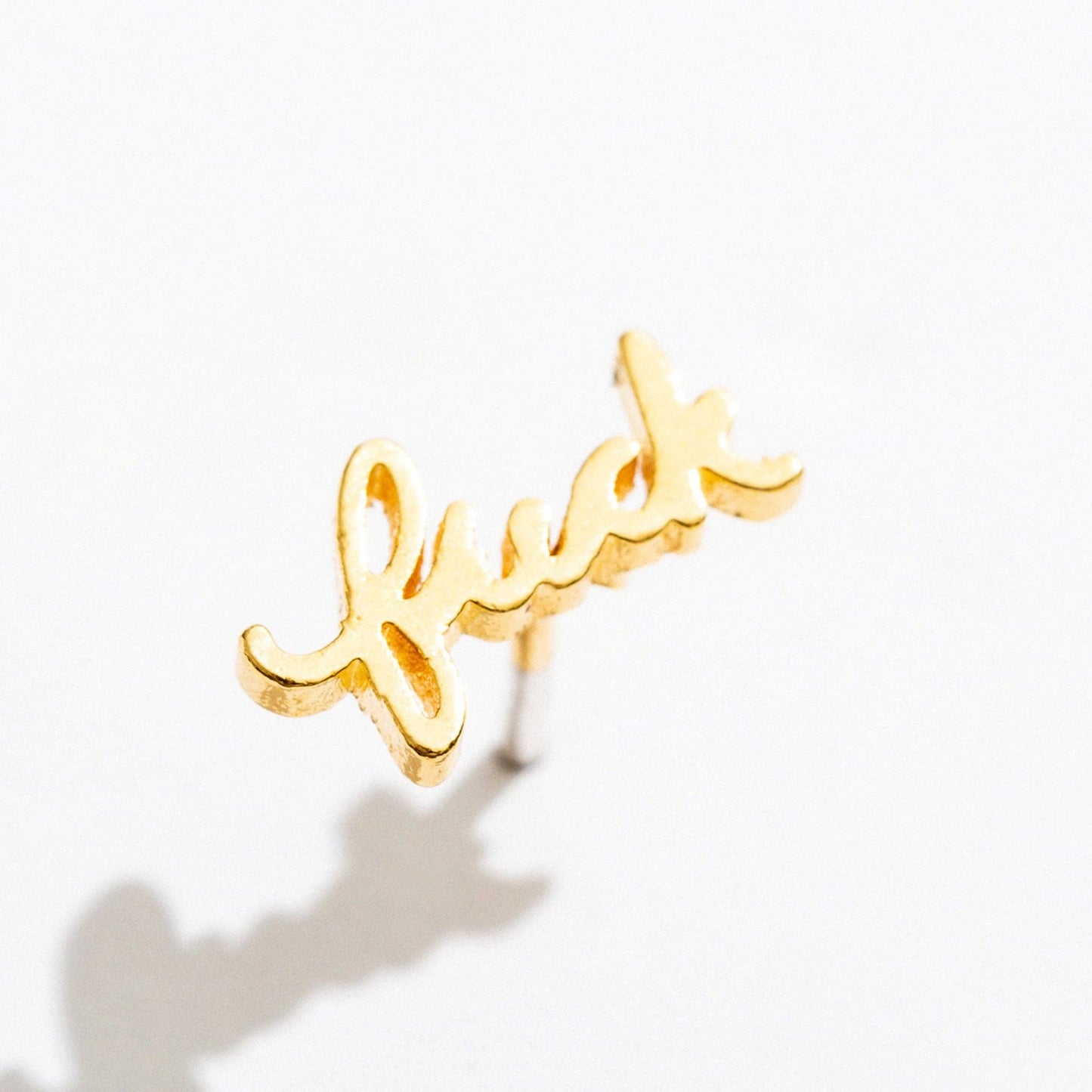Fuck Stud Earring