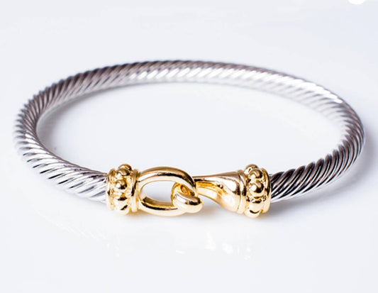 Golden Hook Bangle