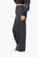 Glossy Leather Look Wide Leg Flare Pants