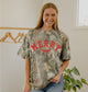 Merry Bow Holiday Christmas Camo Tee