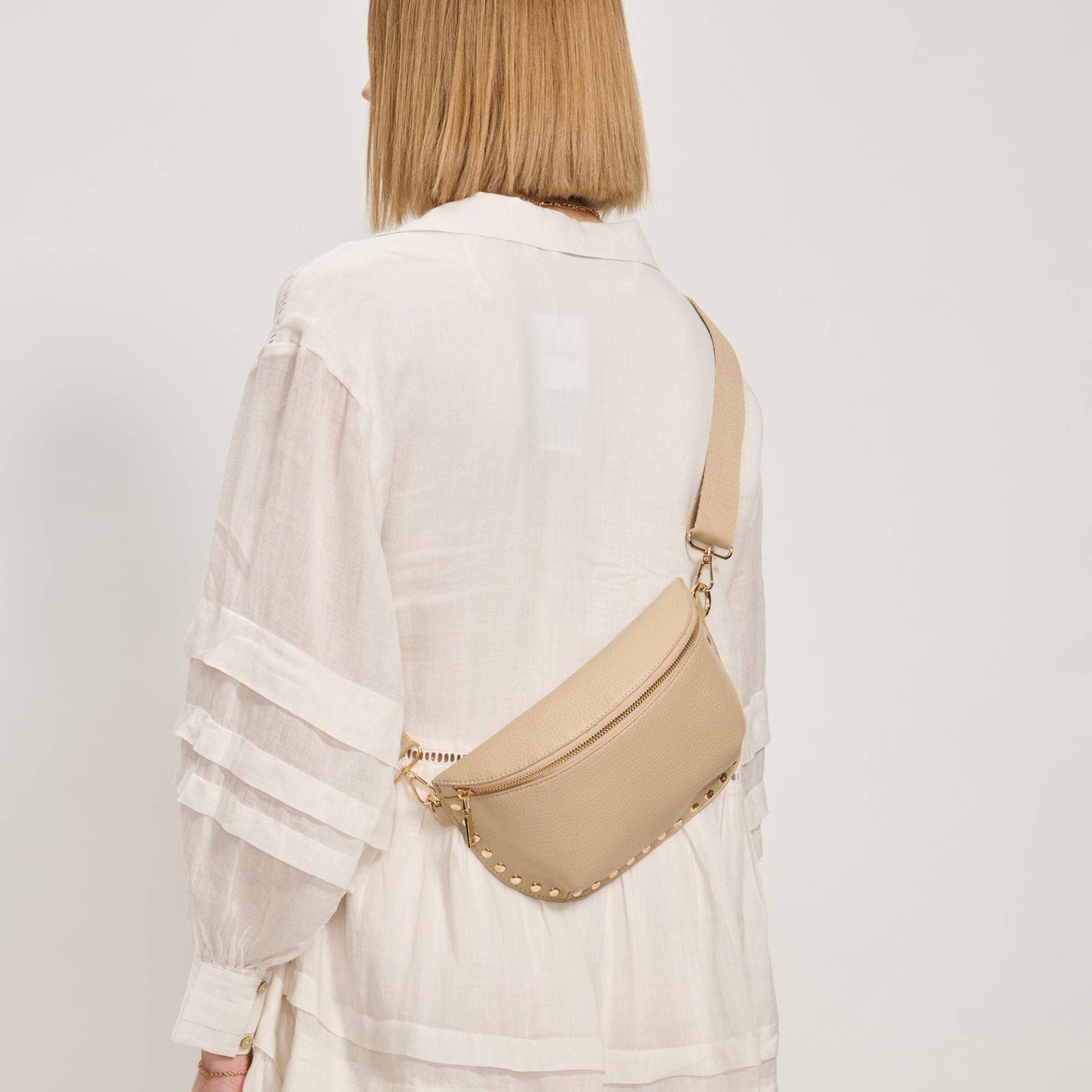 Gizelle Belt Bag: Stone