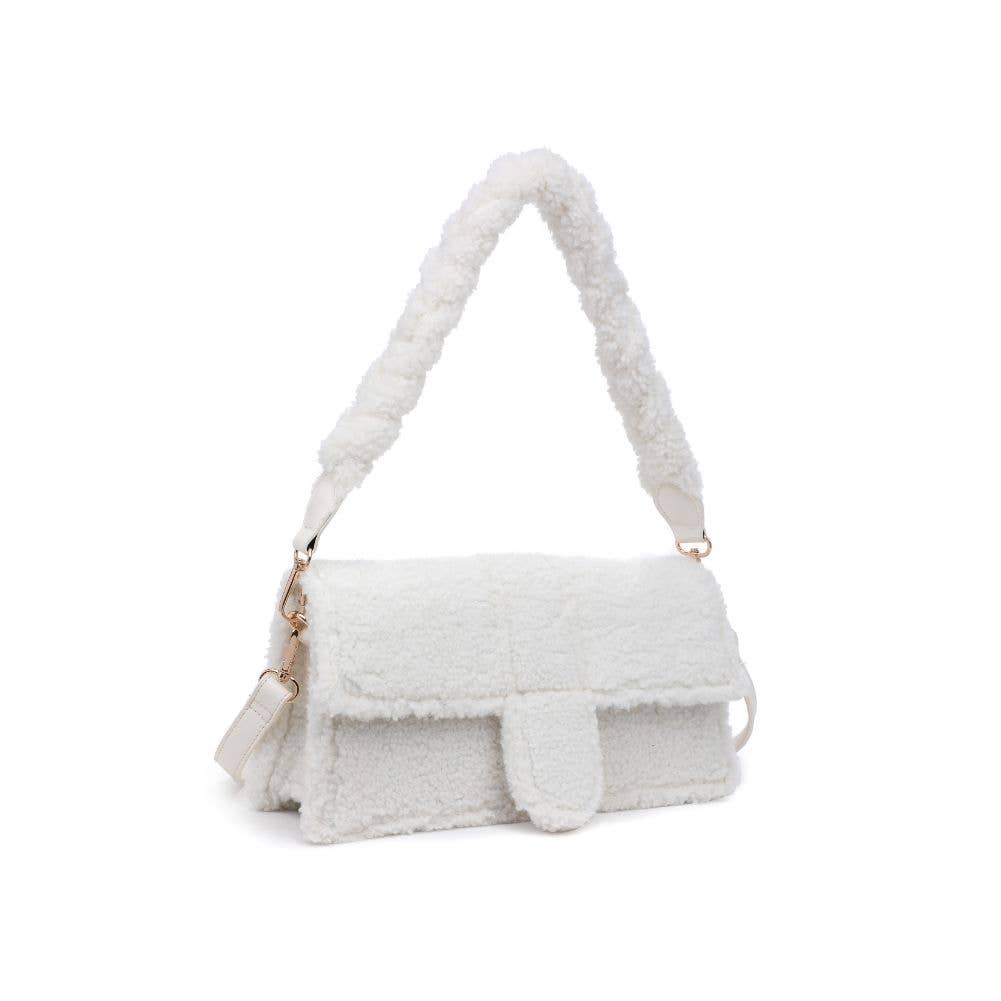Fergie Sherpa Shearling East West Crossbody