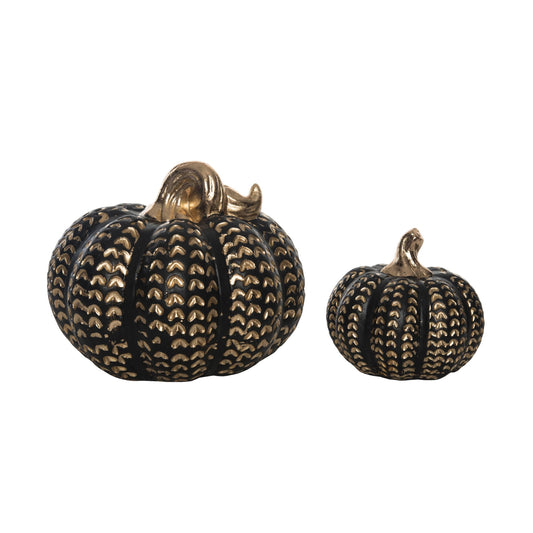 Gold & Black Pumpkins