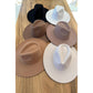 Classic Wide Brim Felt Primium Hat : Taupe