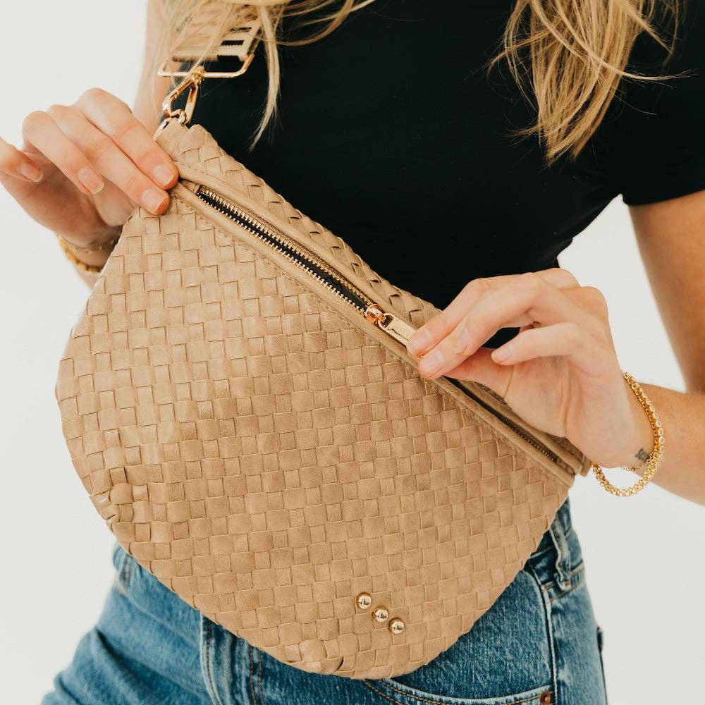 Westlyn Woven Bum Bag Wholesale -Brown