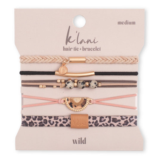 K'Lani Hair Tie Bracelets: Wild
