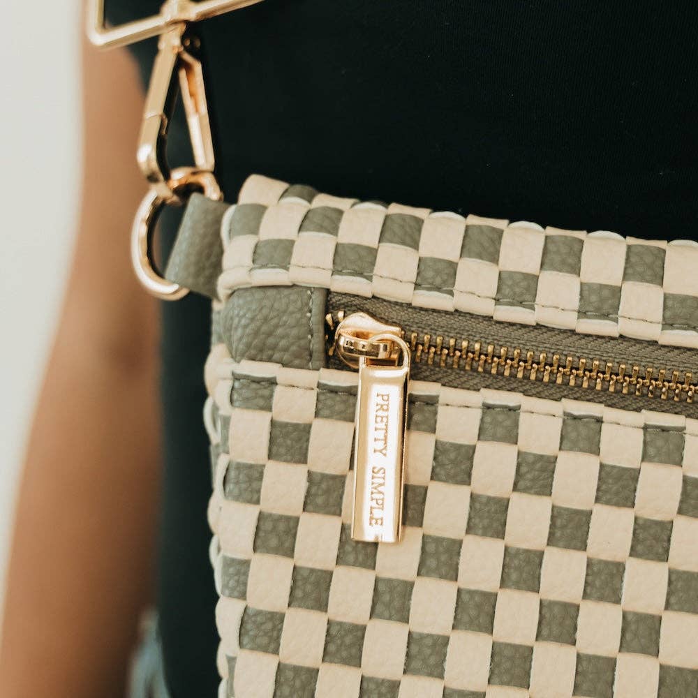 Westlyn Woven Bum Bag Wholesale -Brown