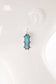 Western Hand Stone Bar Earrings