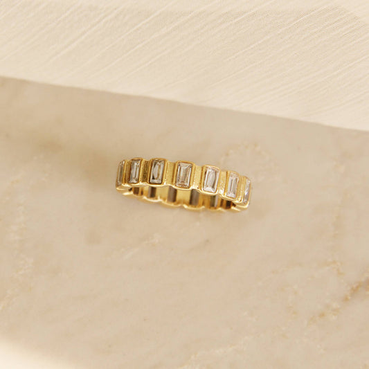 Baguette Eternity Band Ring