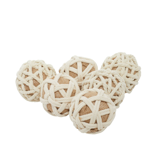 Jute Rope Woven Decorative Ball Orbs