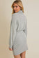 Long Sleeve Wrap Skirt Dress