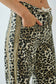 Leopard Slouchy Straight Jeans