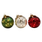 Crackle Glass Tabletop Christmas Ornaments