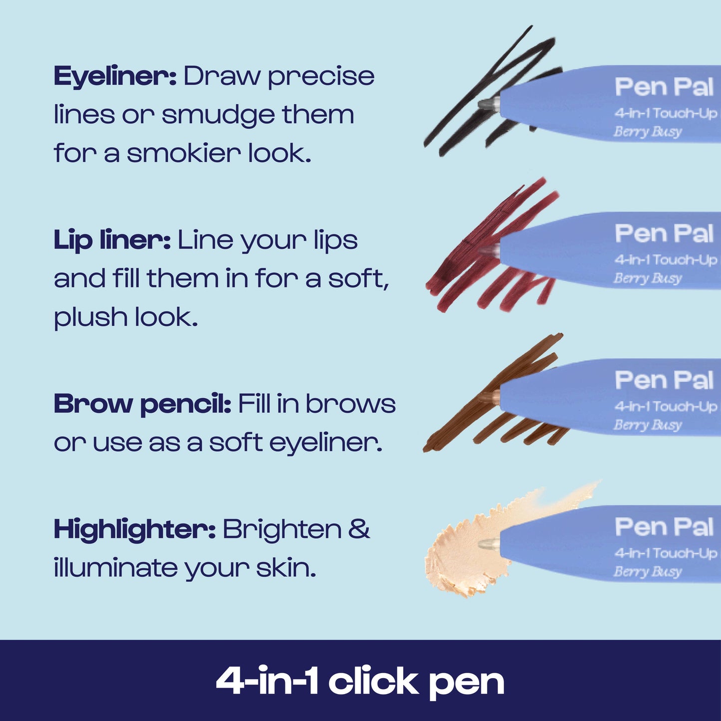 Pen Pal 4-in-1 Makeup Touch Up Pen