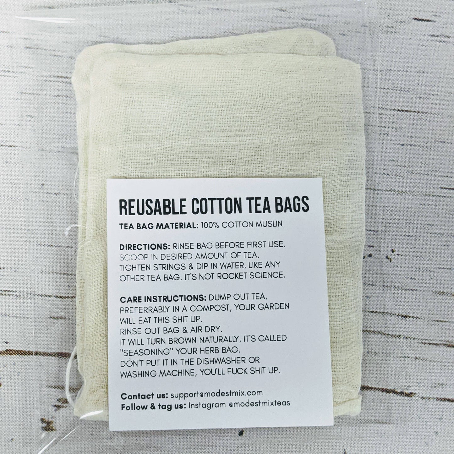 Cotton Tea Bags