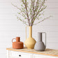 Vase - Stucco Textured Modern Shaped (Set Of 03)