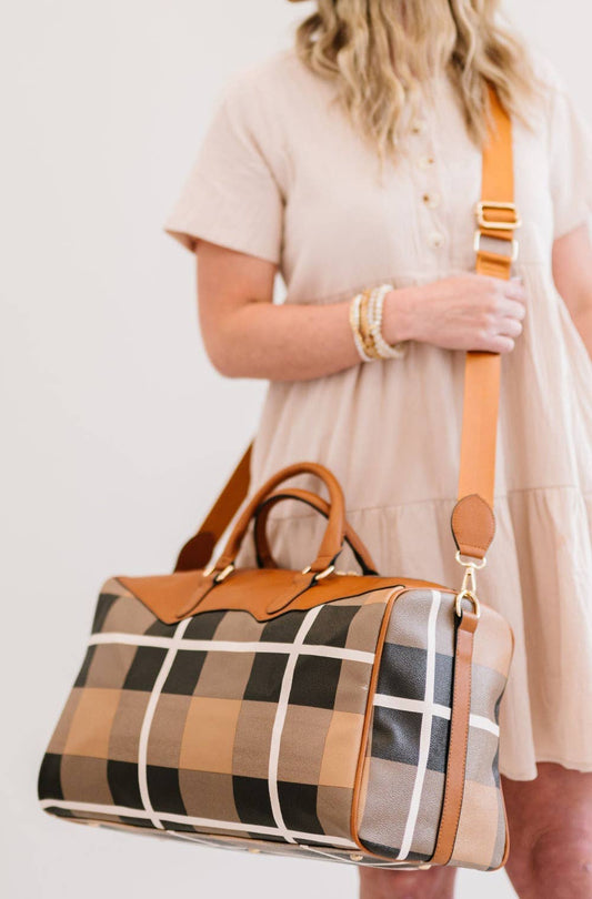 Vienna Overnighter: Camel + Tan