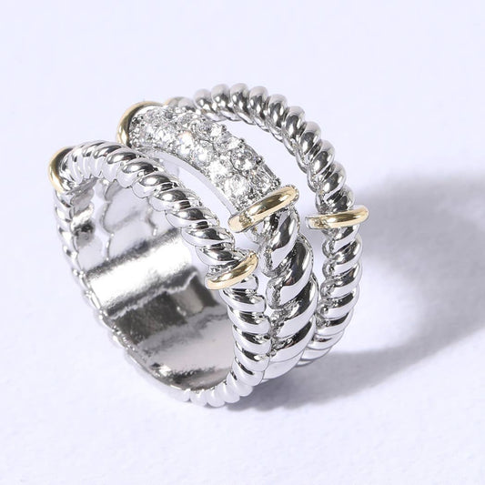 Cubic Zirconia Band Ring