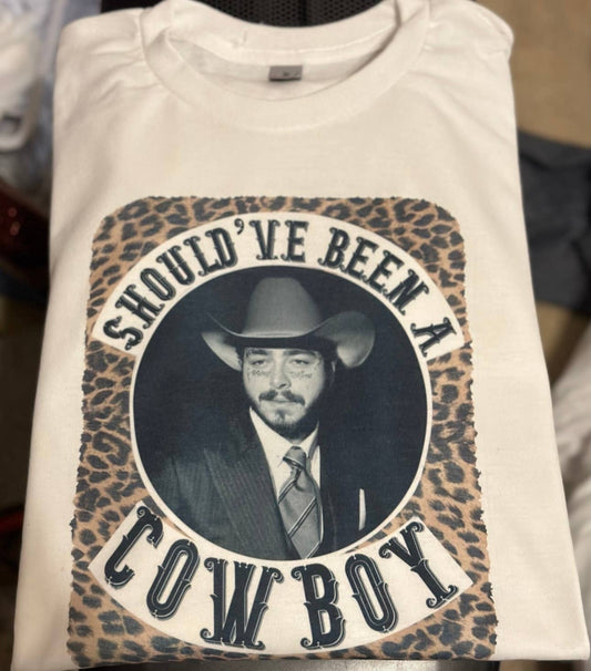 Should've been a cowboy - Post Malone tee