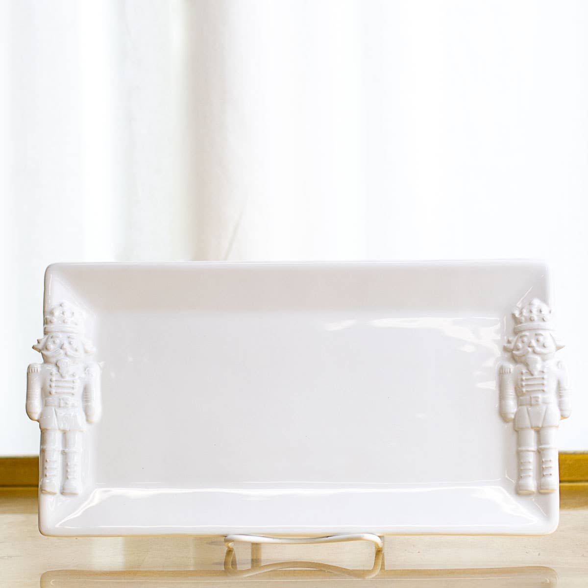 Royal Nutcracker Embossed Rectangle Platter