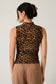 Cheetah Mesh Top