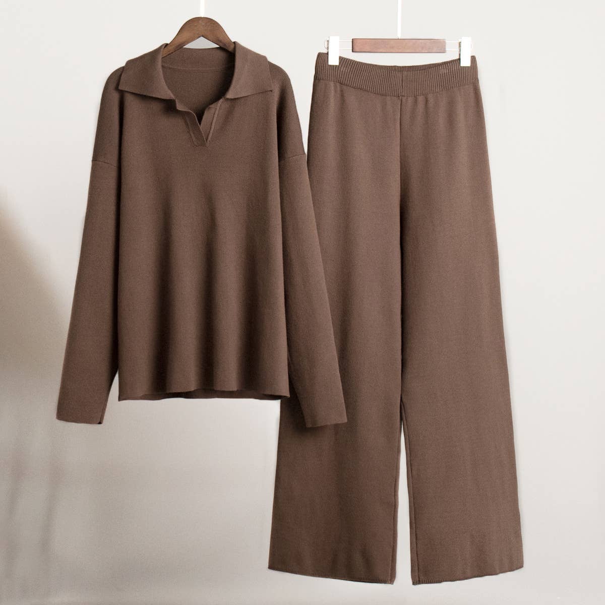 Loung Sweater & Pants Set - Khaki