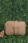 Suede Camera Crossbody Bag