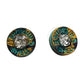 Bullet Shell Rhinestone Western Earring