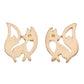 Stud Buds Fox Earrings