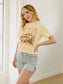 Pink Floyd Essex Butter Licensed Graphic Cropped Tee
