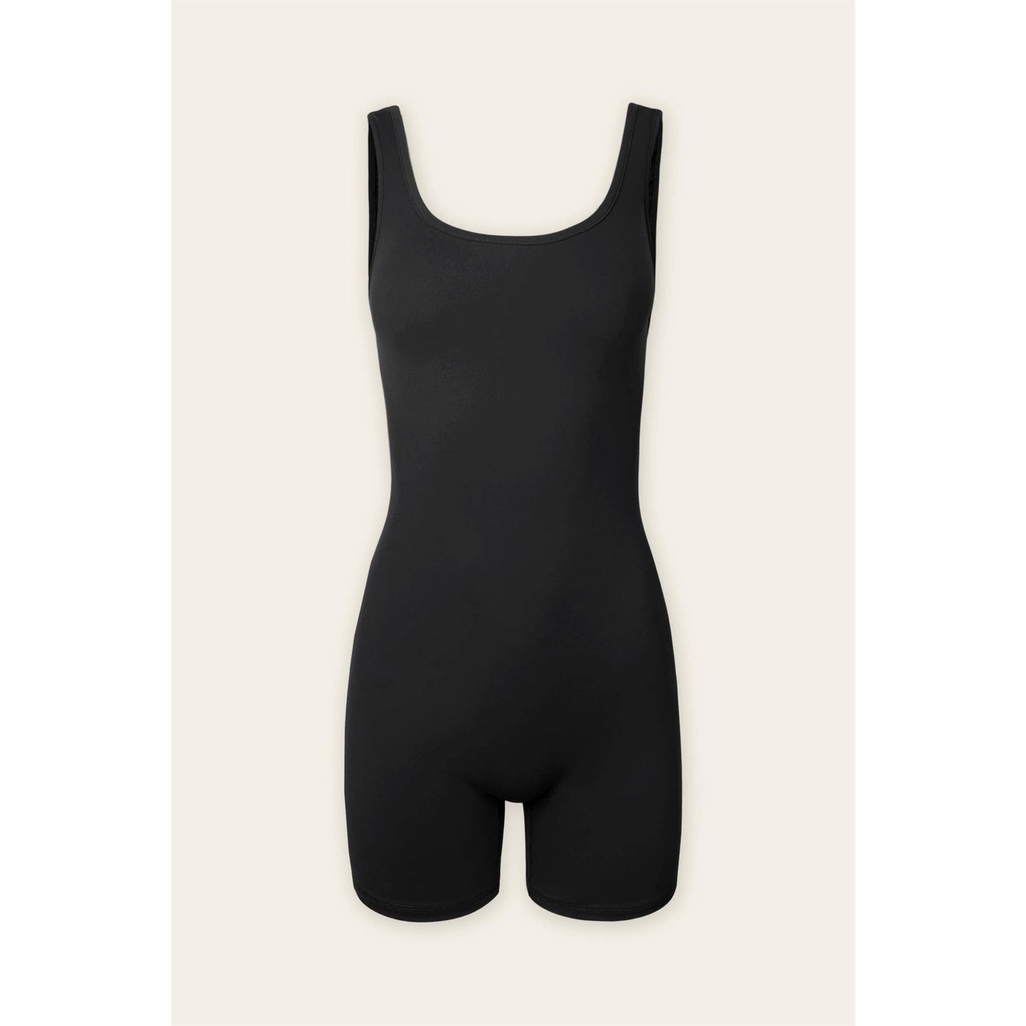 Active Thick Strap Scoop Neck Romper