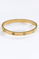 18K Gold Plated Waterproof Stainless Steel Bangle - 7036: S0OX3T7036 Gold