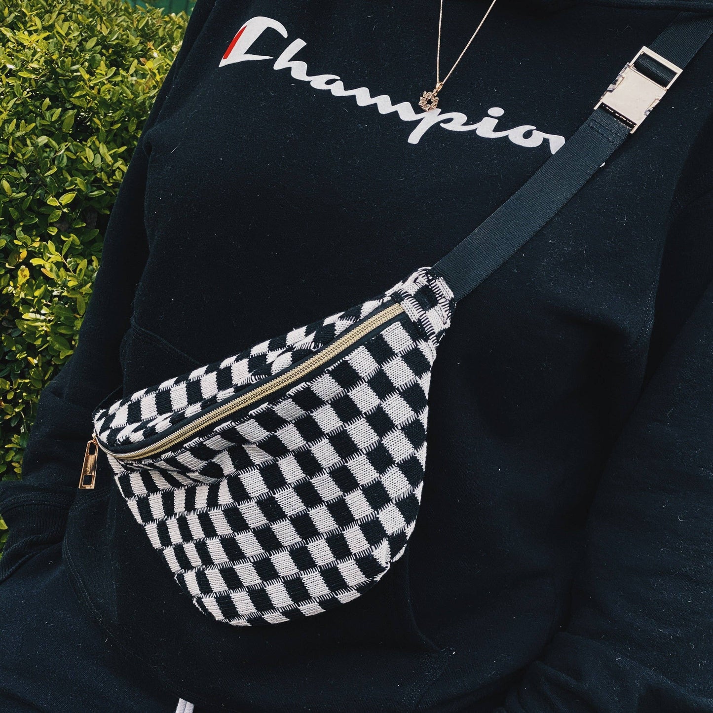 Check Yourself Belt Sling Bag