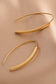 18K Gold PVD Plated Stainless Steel Threader Earrings - 7196: S0OX3T7196 Gold