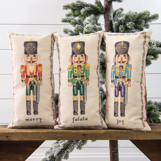 Nutcracker Pillows