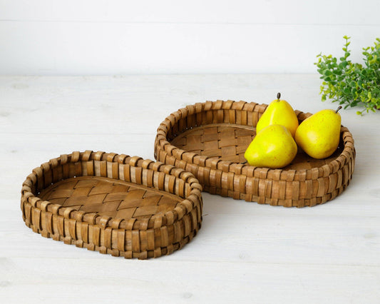 Woven Chipwood Trays