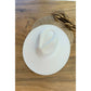 Classic Wide Brim Felt Primium Hat : White