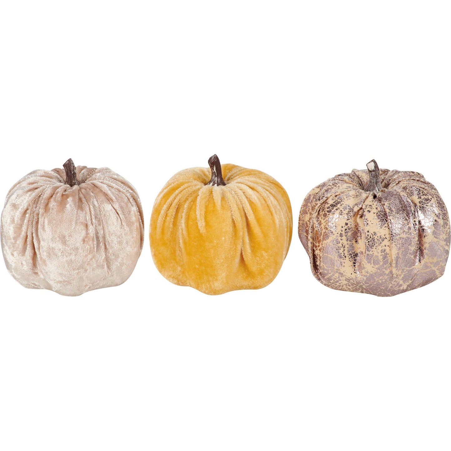 Velvet Trio Pumpkin Set