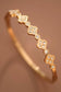18K Gold Plated Waterproof Stainless Steel Bangle - 7726: S0OX3T7726