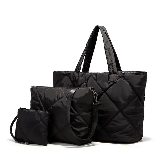 Puffer Tote & Crossbody