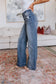 Judy Blue High Waist Distressed Denim Trousers