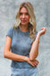 Star Frilled Hem Top