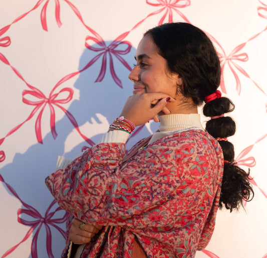 K'lani "Joy" Holiday Bow Hair Tie Bracelets