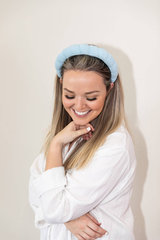 Spa Headband - Light Blue