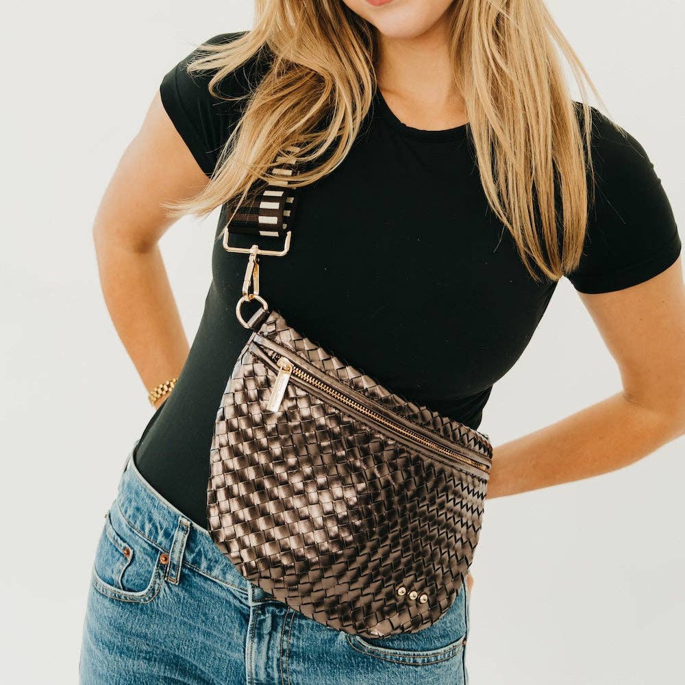 Westlyn Woven Bum Bag Wholesale -Brown