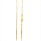 Dainty Gold Filled Flat Ball Necklace Chain: 16"