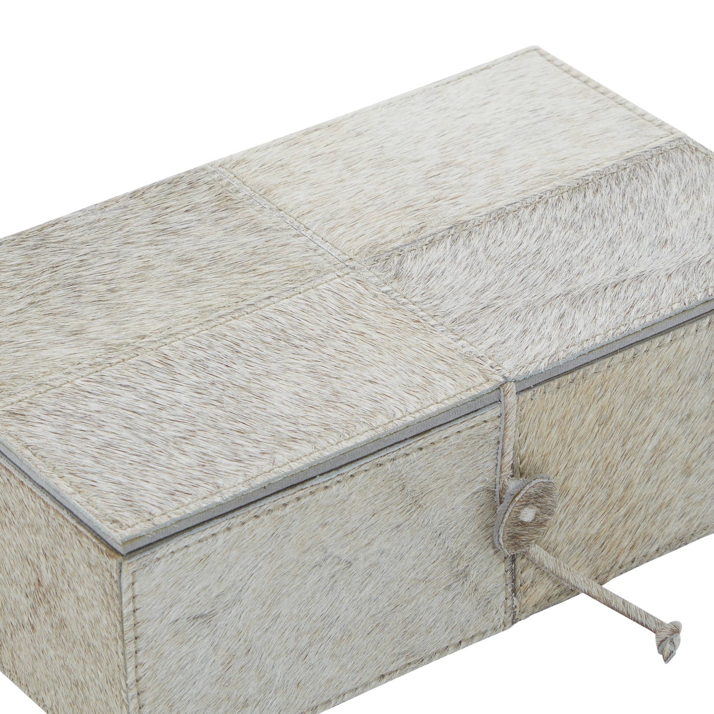 Leather Cowhide Storage Box's