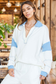 Wave Rib Contrast Top
